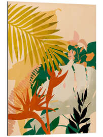 Magnettafel Helle Blätter