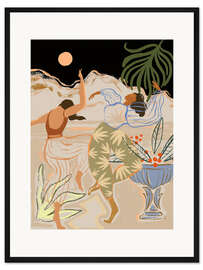 Gerahmter Kunstdruck Moonlightdance