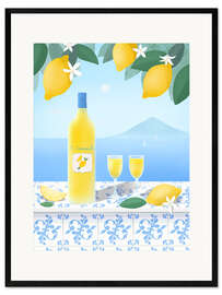 Innrammet kunsttrykk Limoncello
