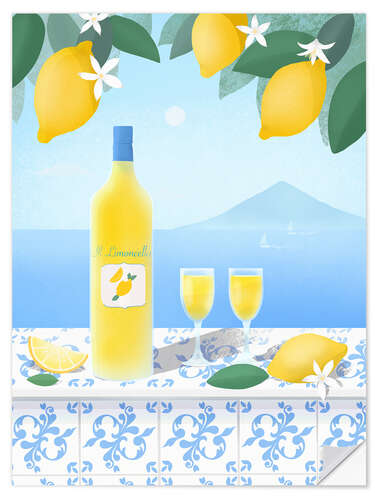 Wandsticker Limoncello