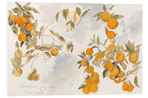 Foam board print Fruit Trees, 1863