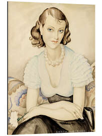 Magnettafel Porträt einer Jungen Frau