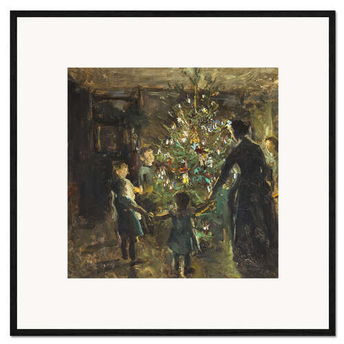 Ingelijste kunstdruk Christmas Eve - Viggo Johansen