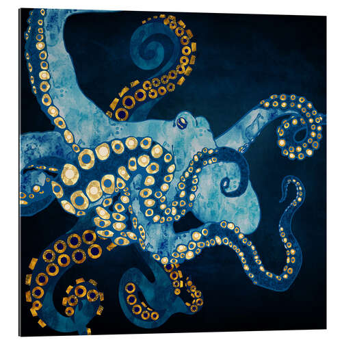 Gallery print Blue Octopus