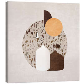 Canvas print White and Brown Pots