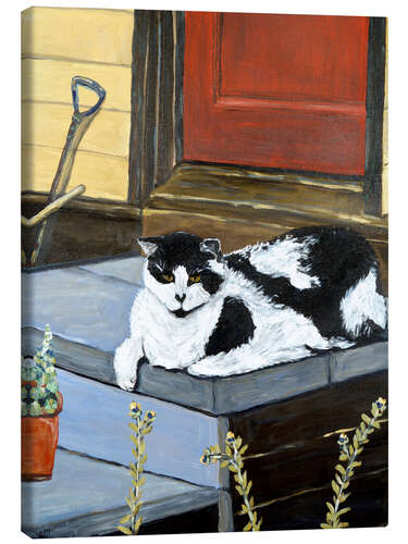 Quadro em tela The Neighbor's Cat