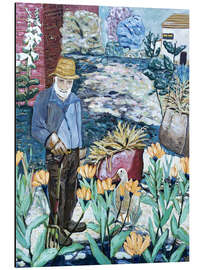 Magnettafel Die Gans des Nachbarn