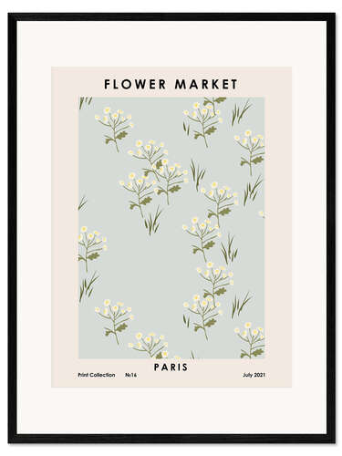 Framed art print Flower Market, Paris I