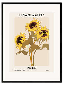 Framed art print Flower Market, Paris II