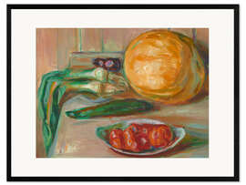 Framed art print Still Life with a Pumpkin