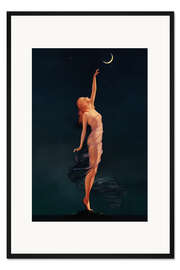 Gerahmter Kunstdruck Reaching For The Moon
