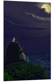 Magnettafel Totoro Playing the Ocarina