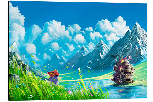 Cuadro de plexi-alu Castle on Lake