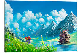 Cuadro de plexi-alu Castle on Lake
