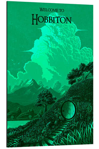 Aluminium print Welcome to Hobbiton