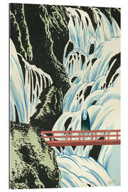 Gallery Print Ohngesicht - Brückengeist am Wasserfall