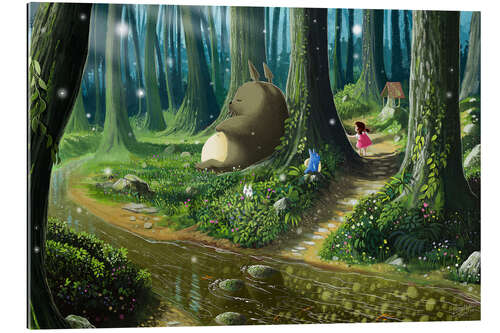 Galleriprint Totoro's Magical Forest