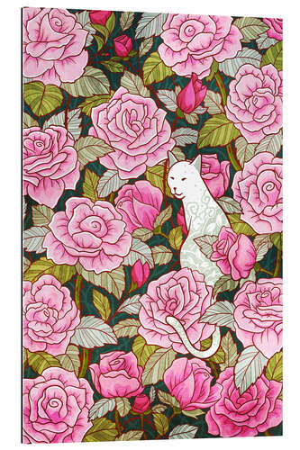 Galleriprint Cat and Roses