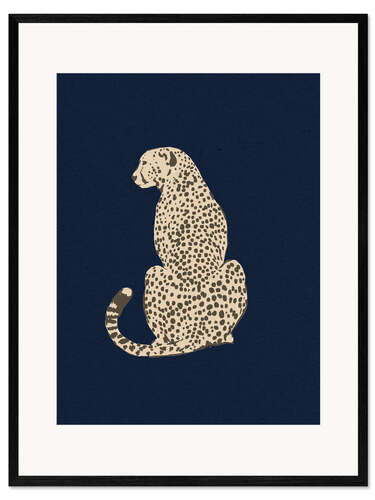 Ingelijste kunstdruk Jungle Leopard