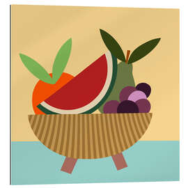 Gallery print Graphic Fruit Bowl I