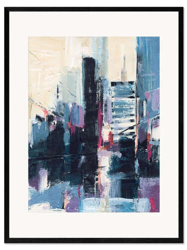 Gerahmter Kunstdruck Urban Nightlife II
