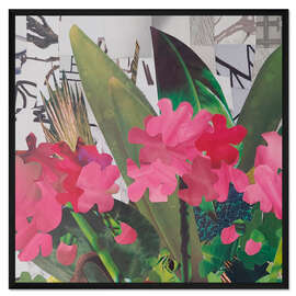 Gerahmter Kunstdruck Poolside Geraniums