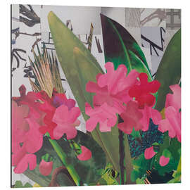 Magnettafel Poolside Geraniums