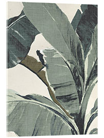 Tableau en verre acrylique Retro Miami Palms