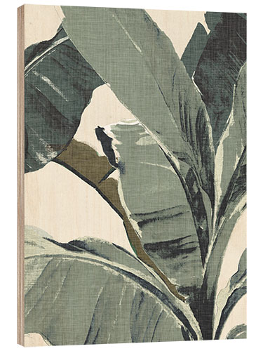 Wood print Retro Miami Palms