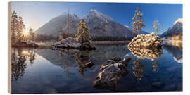 Quadro de madeira Lake in Berchtesgaden National Park