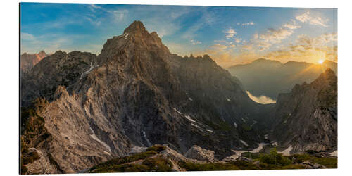 Tableau en aluminium Watzmann East Face in Berchtesgaden National Park