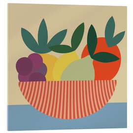 Quadro em acrílico Graphic Fruit Bowl II