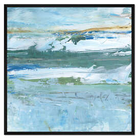 Gerahmter Kunstdruck Jade Current