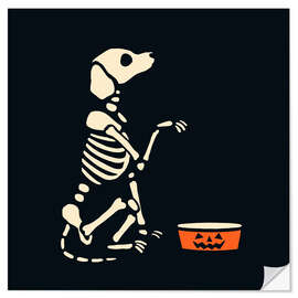 Wall sticker Skelepet I