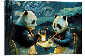 Galleriprint Cafe Terrace at Night with Pandas I