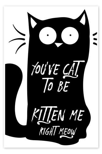 Poster You've Got to be Kitten Me