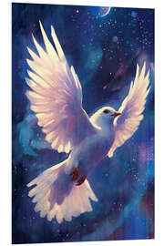 Foam board print Cosmic Dove