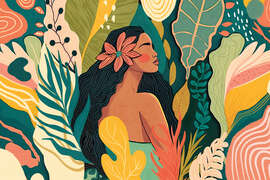 Magnettafel Wild Boho Latina