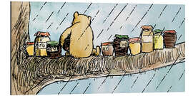 Aluminiumsbilde Winnie the Pooh With Honey Jars