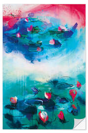 Wall sticker Flower Pond Abstract