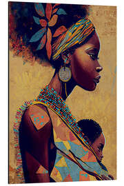 Magnettafel Ethnic Boho Mother and Child