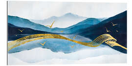 Gallery print Abstract Golden Lake