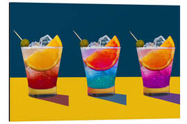 Magnettafel Rainbow Cocktails