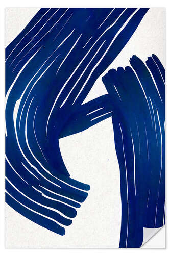 Selvklebende plakat Abstract Meeting Hands