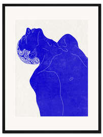 Gerahmter Kunstdruck Blue Adonis