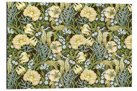 Magnettafel Extravagante Blumen