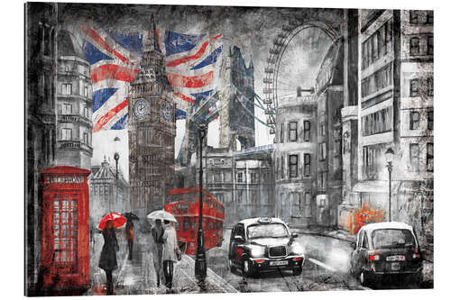 Gallery print Rainy London Pop