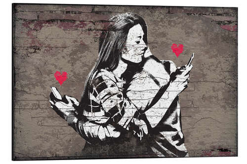 Aluminiumtavla Banksy - Modern Love