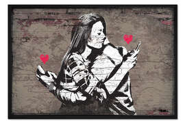 Gerahmter Kunstdruck Banksy - Modern Love