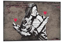 Foam board print Banksy - Modern Love